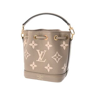 Louis Vuitton Noe Leather Empreinte Cream Bag Creme Tourterelle Shoulder